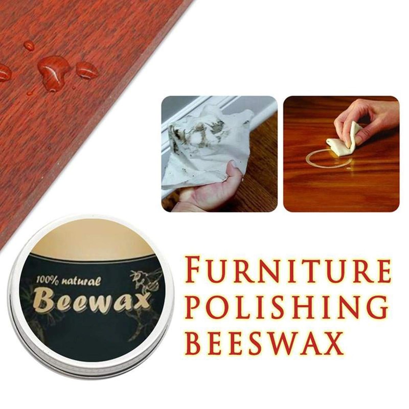 Cera de abeja para condimentos de madera, multiusos, cera de
