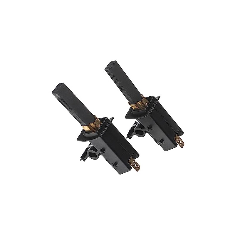 vhbw 2 x Carbon Brushes Motor Carbon Abrasive Carbon 5