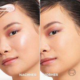 L'Oréal Paris Lumi Glotion, Multi-Use Liquid Highlighter for Face and Body, Natural Glow Make-Up, with Moisturising Skin Care [Glycerine & Shea Butter], Colour 901 Fair Glow, 1 x 40 ml