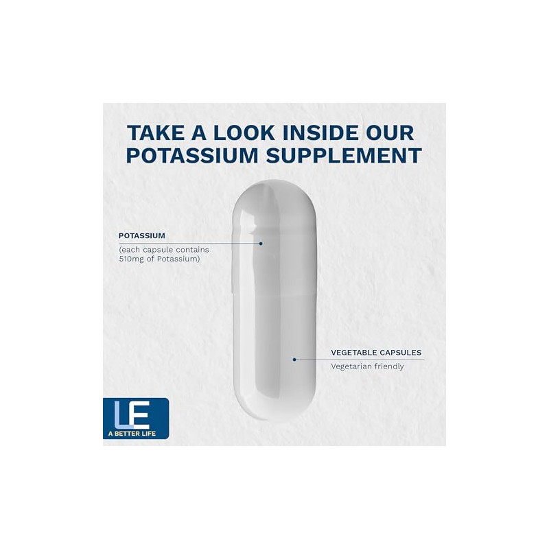 Life Enhancement Potassium Basics 240 Caps by Life Enhancement