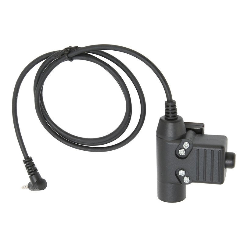 7.1mm Telescopic Throat Microphone Earpiece U94 PTT Suitable for Yaese