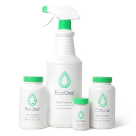 Deep Clean Kit by EcoOne | Comes with Spa & Hot Tub Filter Cleaner, Pipe Cleaner, Hot Tub Shell Cleaner, & Filter Boost | All-Natural, Chlorine-Free, & Fragrance-Free Spa Cleaners | Deeply Cleans