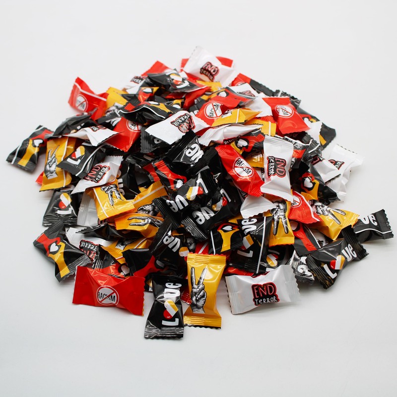 Naturejam End Racism Peppermints – 100 Count Bulk Individually Wrapped
