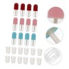 FOMIYES 24pcs Mini Lip Gloss Tubes Refillable Lip Balm Bottles