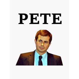 MAGNET Pete Buttigieg Magnetic Vinyl Car Bumper Sticker 5"