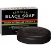 MADINA African Black Soap Cocoa Butter with Vitamin E, 3.5