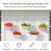 10 Pack Hanging Planters for Outdoor Plants, Small Hanging Basket