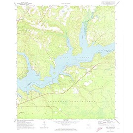 YellowMaps Lake Talquin FL topo map, 1:24000 Scale, 7.5 X 7.5 Minute, Historical, 1972, Updated 1973, 26.8 x 23 in - Polypropylene