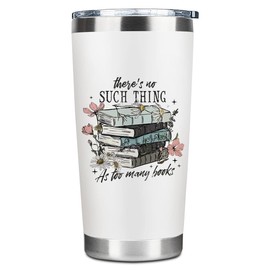 Kihraw Book Lovers Gifts, 20 Oz Stainless Steel Tumbler, Book Gifts, Bookish Gifts, Birthday Christmas Gifts for Teacher Book Lovers Readers Bookworm, Book Themed Gifts, Book Accessories