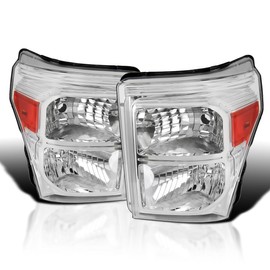 Spec-D Tuning Halogen Style Headlights Compatible with 2011-2016 Ford F250 F350 F450 F550 Super Duty L+R Pair Head Light Lamp Assembly
