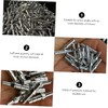 Kisangel 40pcs Nock Tails Accessories 4.2mm Id Silver Aluminum Seat