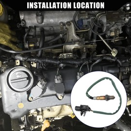 Hihaha No.A0035427018 Front Upstream Oxygen O2 Sensor for MERCEDES ML35 ML63 for AMG 11-15 / Front Air Fuel Ratio Sensor/Durable Metal / 1 Pcs Black