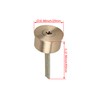 Mxfans Euro Single Copper Round Profile Rim Cylinder Cross Keyed