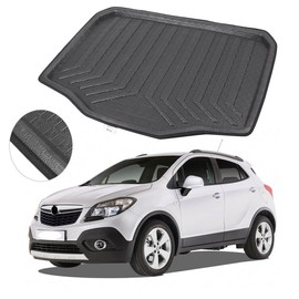 Mallofusa Cargo Liner Rear Cargo Tray Trunk Floor Mat Compatible for Buick Encore 2013 2014 2015 2016 2017 2018 Opel Vauxhall Mokka Mokka X 2013-2018 Black