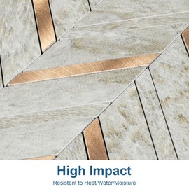 Yipscazo 10-Sheet Sandstone Beige Herringbone Peel and Stick Backsplash for Kitchen Walls,Heat Resistant PVC Mixed Metal Stick on Backsplash Tiles,Waterproof Peel and Stick Tile for Bathroom&Shower