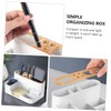 SHOWERORO 1Pc Practical Pen Box Multi Purpose Desk Organizer with