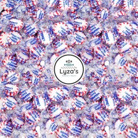 SUGAR FREE Individually Wrapped Hard Candies By Lyza's Sweets & Treats (1 Pound, Peppermint Starlight Mints)