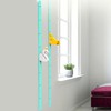 ANCLLO Kids Height Chart Wall Stickers Measuring Ruler 3D Movable
