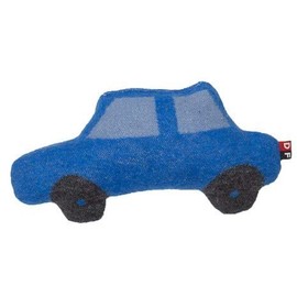 David Fussenegger Cushion Car Blue, 50 x 50 cm, Cotton, Plush, Cushion, Decoration, 1 Piece