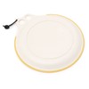 CHUMS CH62-1731-B069-00 Camper Dish, Outdoor Plate, Brown/Black, Diameter 9.1 x