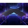 Casaottima L Shaped Gaming Desk, Corner Desk Gaming Table for