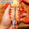 2 Pack Seafood Scissors,Seafood Fish Crab Shrimp Lobster Scissors Stainless