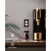 ZILLSEA 4-Pack Aged Bronze Outlet Covers, Metal Duplex Wall Plates