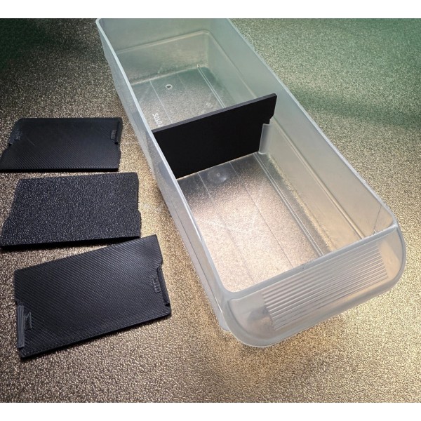 Akro-Mils Dividers for 10164 - BLACK - Dividers only -