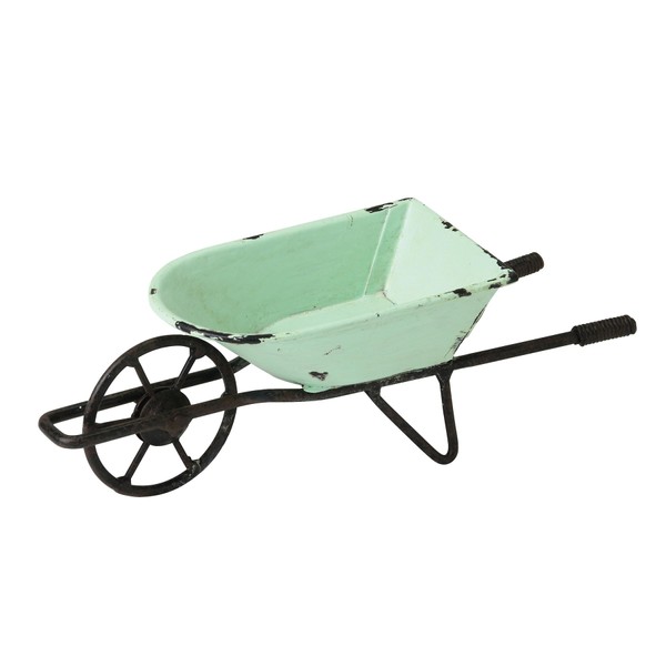 SPICE OF LIFE DTDT2320MT Display Mini Wheel Barrow, Mint Green,
