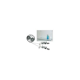 CRL Aluminum Finish Cable Shelf Bracket System for 3/8 to 1/2 Shelves