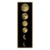 UGZDEA Moon Phases Canvas Poster, Abstract Minimalist Black White Moon
