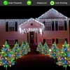 Solar Christmas Tree Lights (4 Set) – 80 Multicolor Strawberry