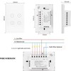 ZigBee Smart Lichtschalter, Sprachsteuerung funktioniert mit Alexa und Google Home,