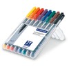 Staedtler Lumocolor 318 WP8 Universal Permanent Pen Fine Tip, 0.6