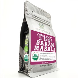 Spice Profile USDA Organic 11-Spice Garam Masala, 3 oz, Lab Tested for Heavy Metals, Salt Free, North Indian Style