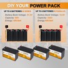 12V 8Ah Lithium LiFePO4 Battery|5000+ Deep Cycle LiFePO4 Battery|with 10A