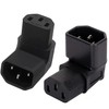 IEC 320 C14 to C13 Right Angle AC Adapter, tunghey