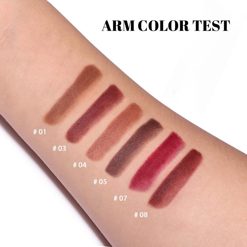 BINGBRUSH 2-in-1 Gradient Lip Liner & Lipstick Combo,Matte Longwear Waterproof