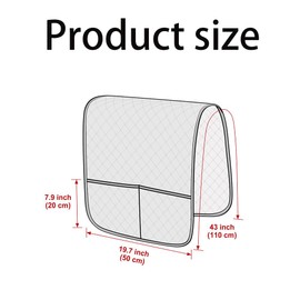 Couch Armchair Storage Holde,Traditional Armrest Organizer for Recliner,Sofa, Armchair,Non-Slip Durable Sofa Couch Chair Armrest Organizer Bedside Caddy for Phone, Book(grey) ﻿