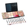 All In One Makeup Kit 112 Color Eyeshadow Palette Set with 12 Pcs Brushes for Women Girls Gift Full Kit Makeup Palette