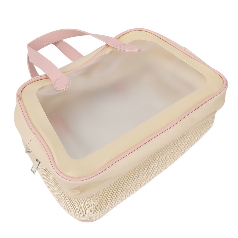 Dry Wet Toiletry Bag Breathable Mesh Dry Wet Separating Makeup