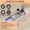 35 mm Hinge Drilling Template, 4-in-1 Drilling Template, Concealed Hinge