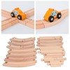 Wooden Train Track Set for Toddlers Assembly Kit Building Toys