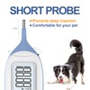 Pet Thermometer, Friendly Short Probe,Comfort Flexible,10-Sec Reading, Rectal Thermometer for