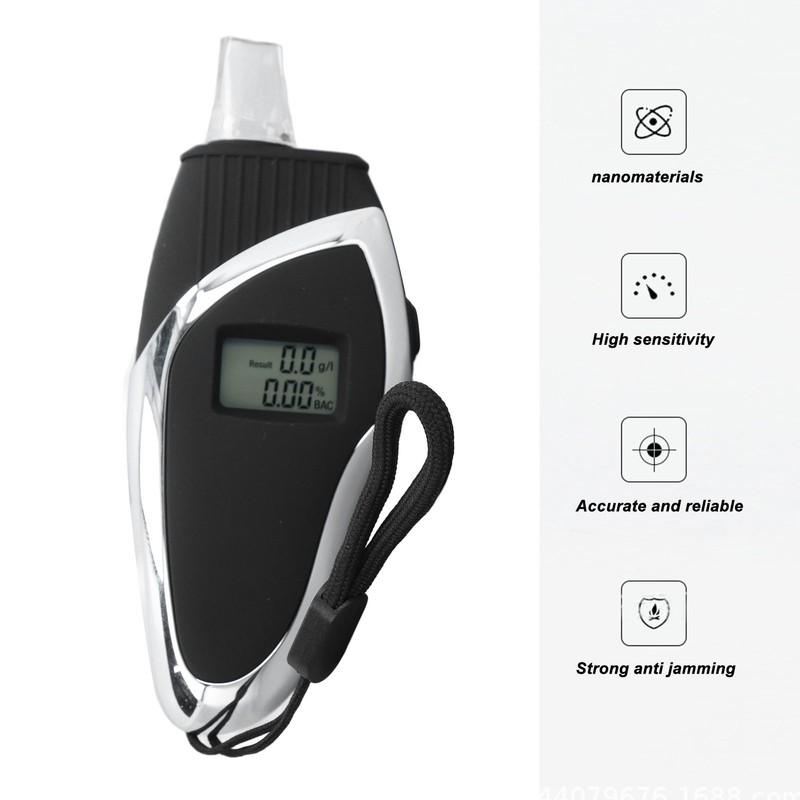 Portable Alcohol Tester Professional Grade High Accuracy Alcohol Breath Tester