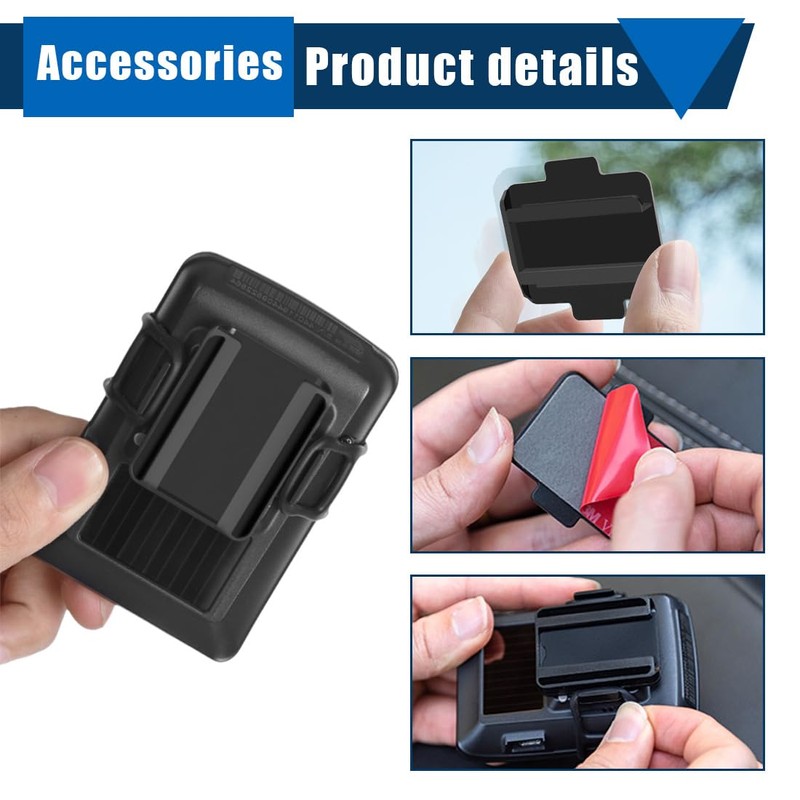 Holder suitable for Ooono No2 co-driver, sun visor holder, UV