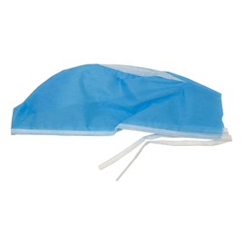 Dispo Cap (Back Knot) SC-D1 Blue, 100 Pieces, 100 Sheets / 6-991-01