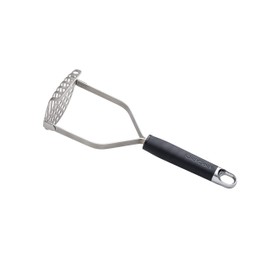 ClickClack 122070 Potato Masher, Stainless Steel, Gray