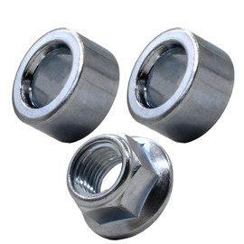 Motorcycle Spacer Axle Washer, M12 Front Or Rear Wheel Spacer Replacement for Dirt Pit Bike Motocross Motorcycle (M12*12mm)