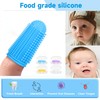NFSVLB Baby Finger Toothbrush 4 Pcs with 4 Storage Case,Silicone